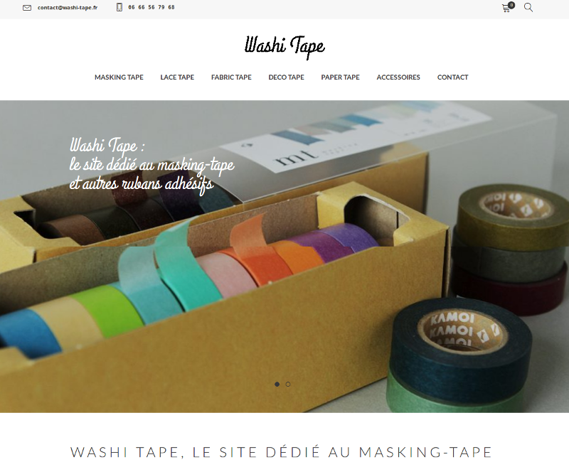 creation site web e-commerce nantes washi tape